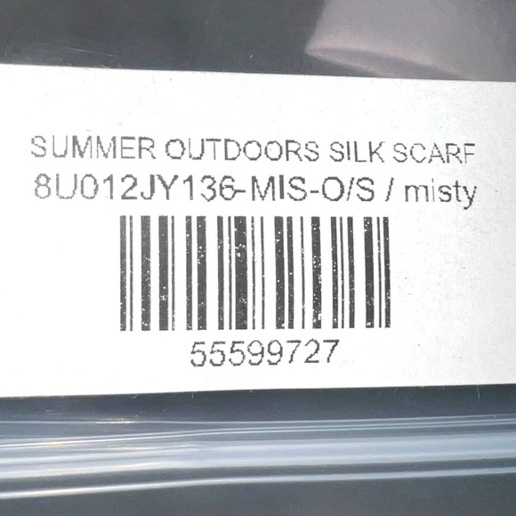 MadHappy The Local Optimist Group Lavender/Misty Silk Scarf | NEW!!😀 - Picture 4 of 4